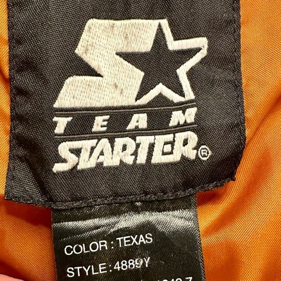 VTG Texas Longhorns Starter Jacket - Picture 8 of 9
